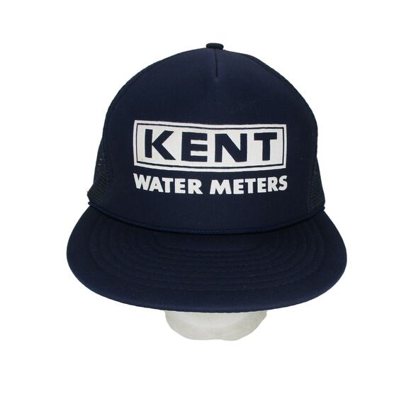 Vintage Kent Water Meters Snapback Mesh Back Hat by Nissin Cap - Picture 1 of 9